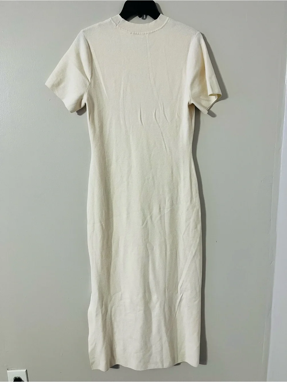 Abercrombie & Fitch Short-Sleeve Maxi Sweater Dress SZ LP